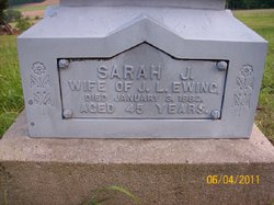 Sarah Buchanan tombstone