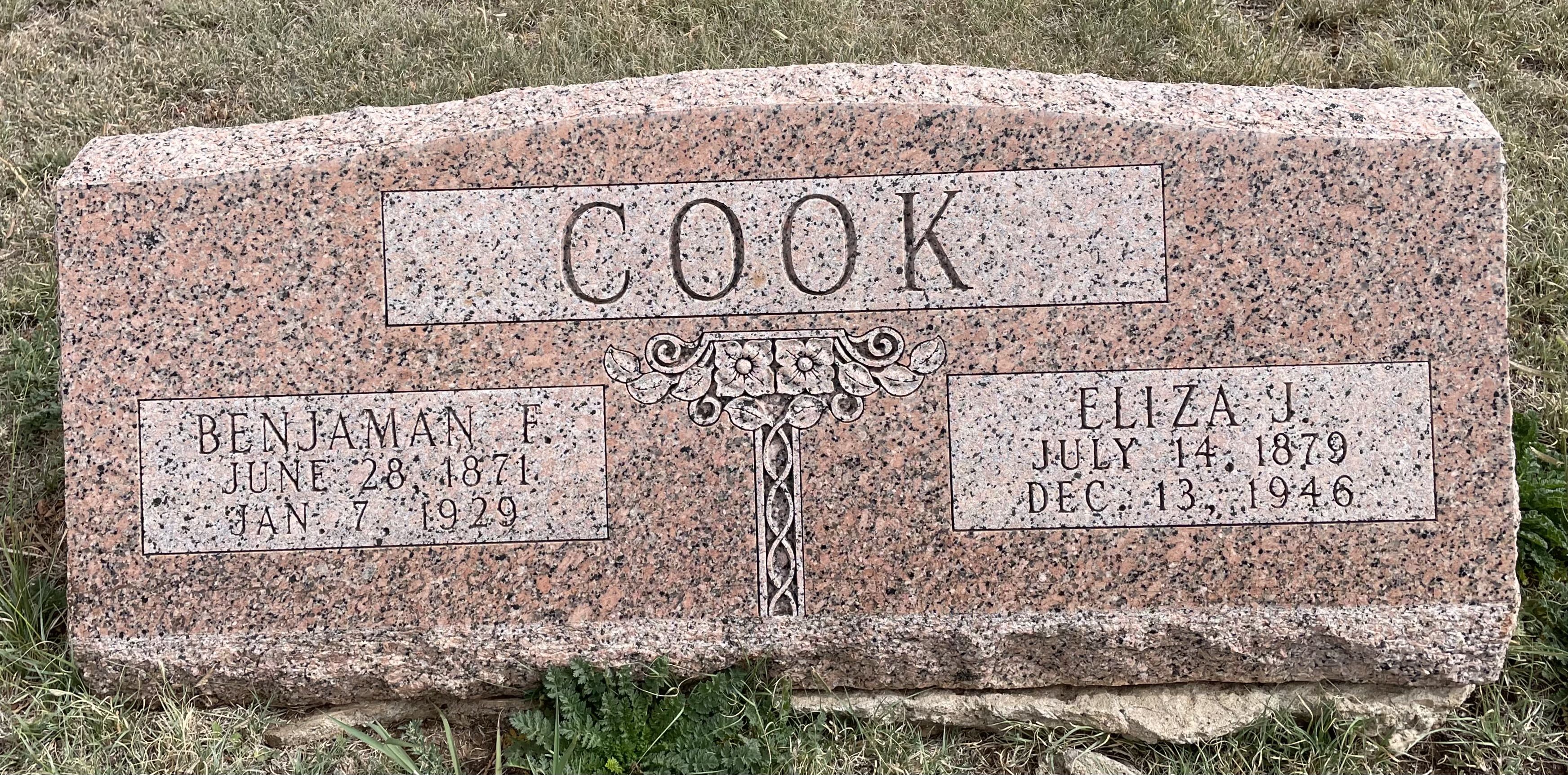 Benjamin & Eliza Cook