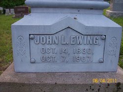 John Ewing tombstone