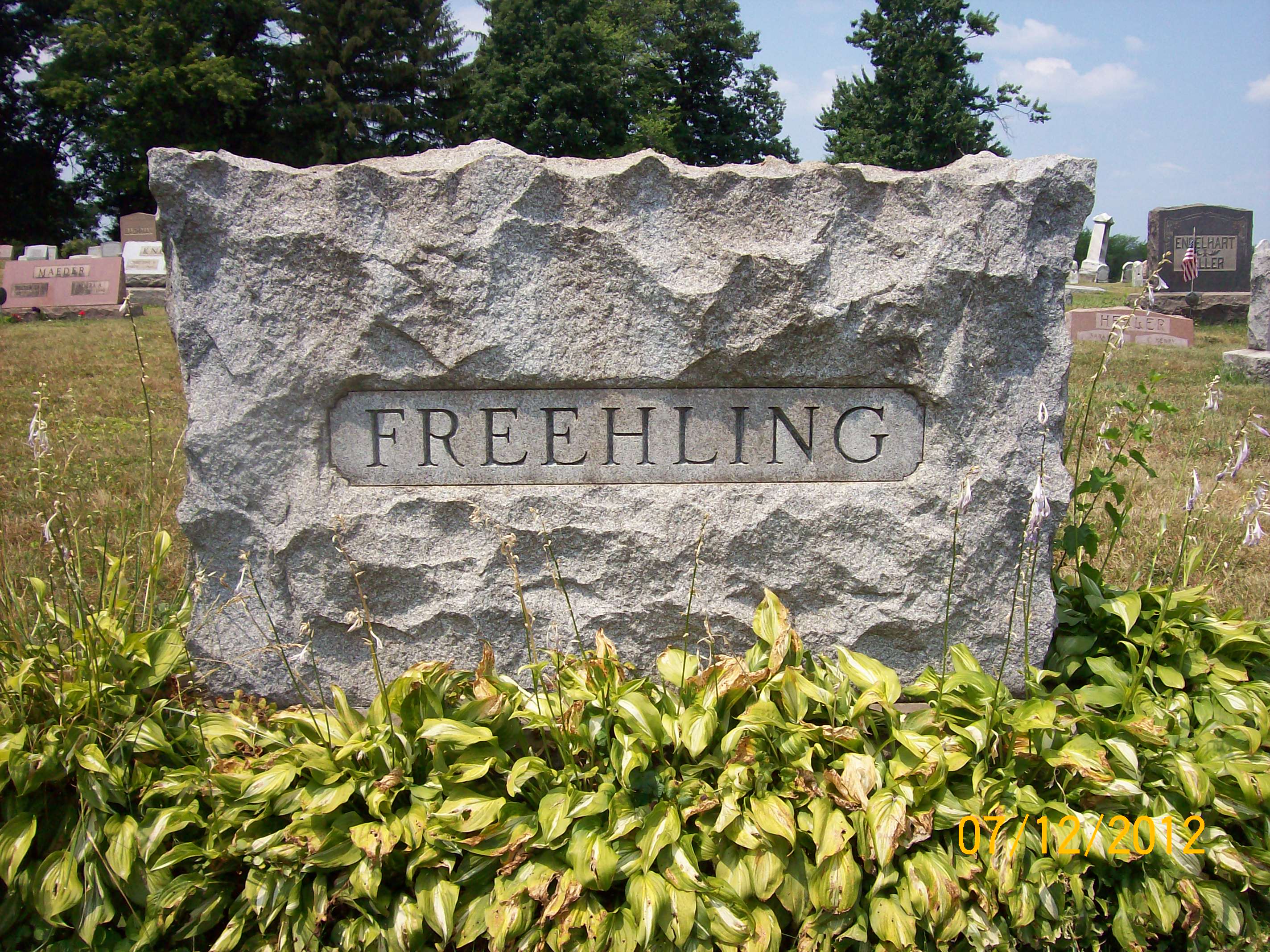 William Theodore Freehling tombstone