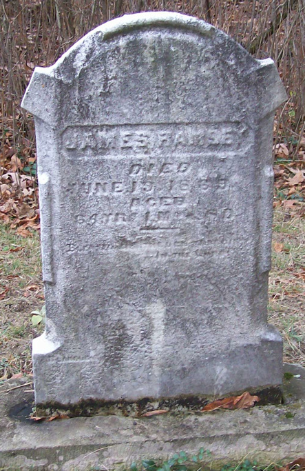 James Ramsey tombstone