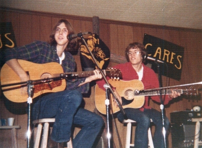 Jeff and Jim at the coffeehouse